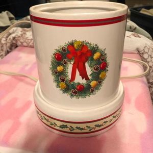 Xmas candle jar warmer